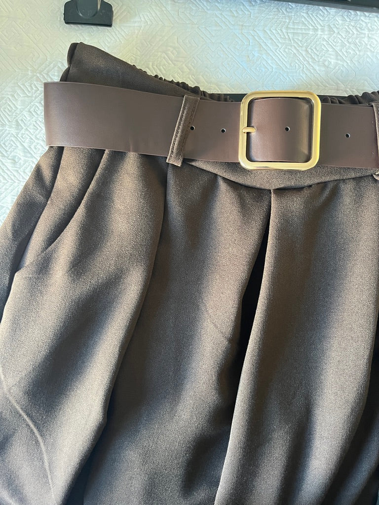 Pantalón Palazzo marrón