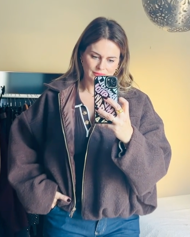Chaqueta Choco Cozy Bomber