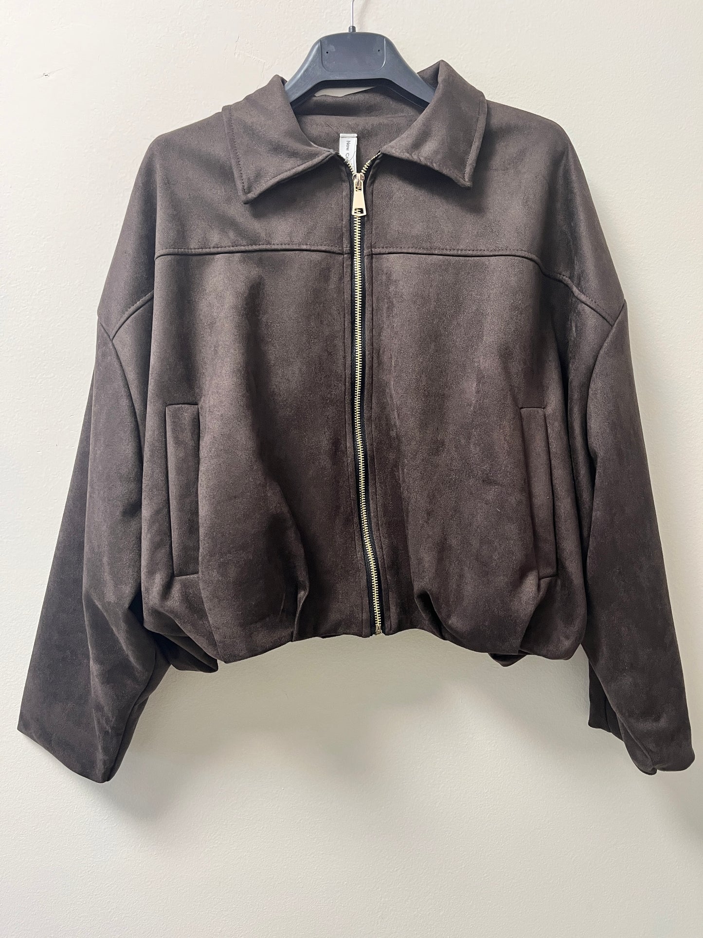 Chaqueta bomber marrón