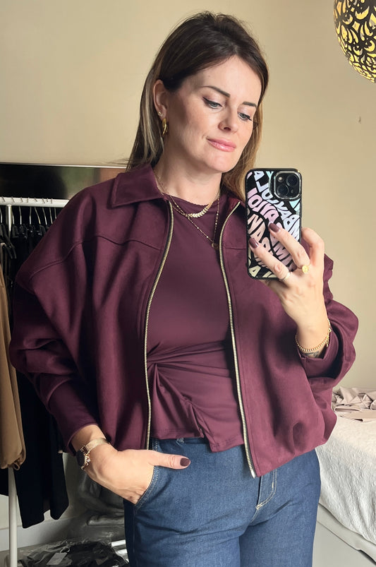 Chaque bomber burdeos